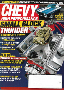 CHEVY HIGH PERFORMANCE 2008 AUG - MOUSE MAKOVERS, CUSTOM HEADERS, DIY AXLE-10 B